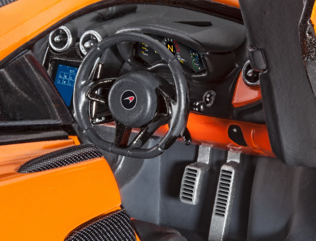 Revell 07051 McLaren 570S Modellbausatz 1:24 Auto, Transport, Fahrzeug, Maschine, Rad