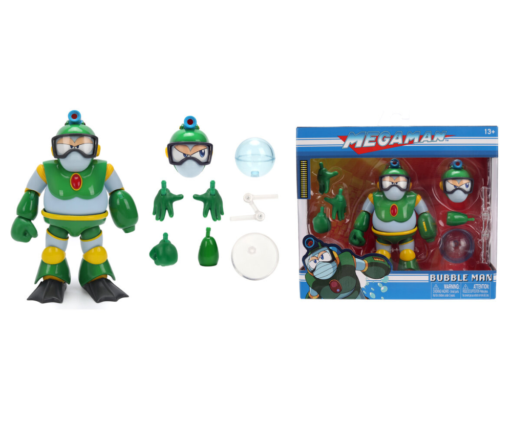 Jada Mega Man Bubble Man 4.5" Figure