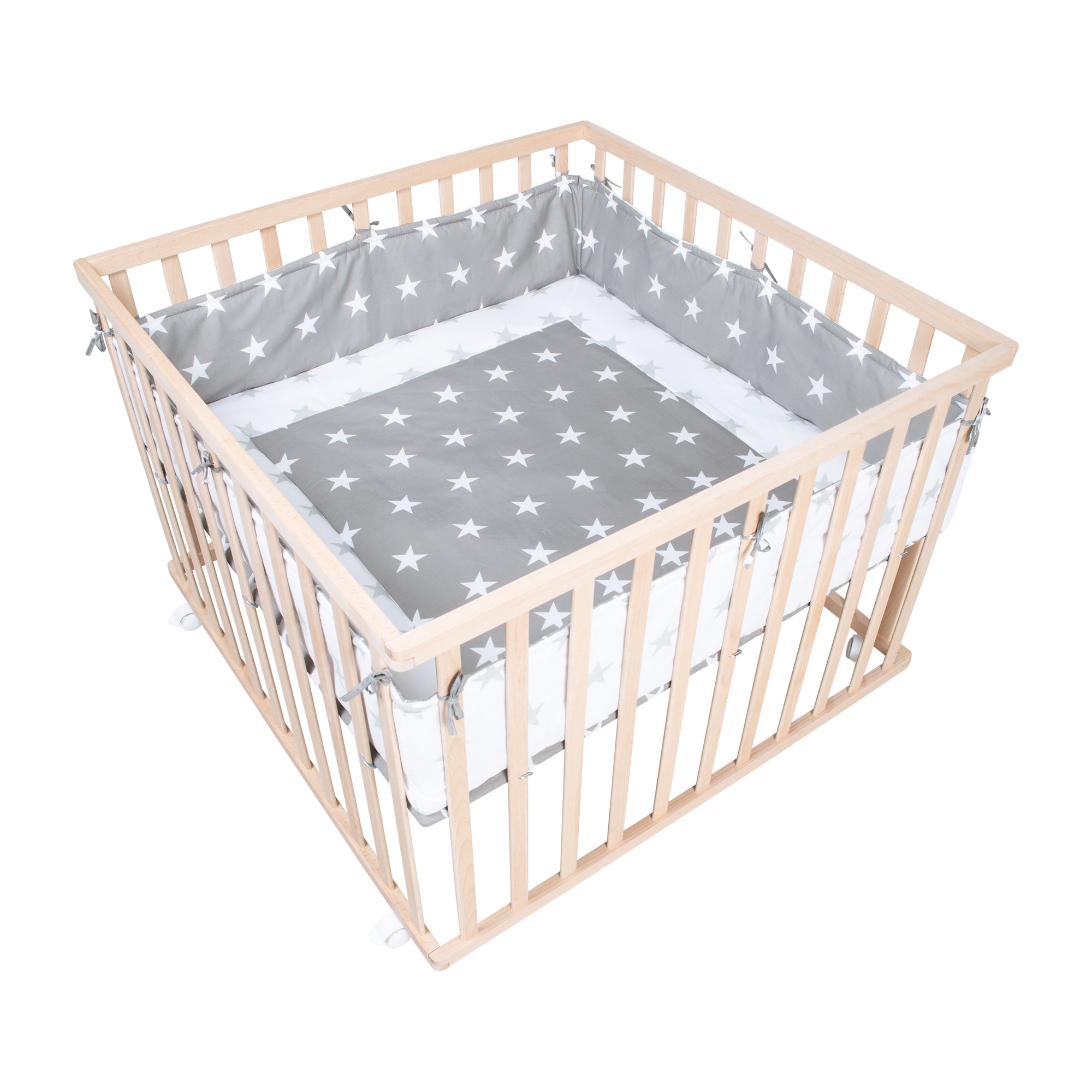 Roba 0246NAV190 Laufgitter 100x100 Little Stars Bio Buche natur - Bild 1 Roba 0246NAV190 Laufgitter 100x100 Little Stars Bio Buche natur - Bio Buche natur - Laufgitter - Produktbild 1