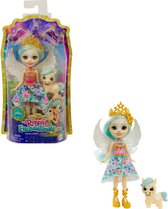 Enchantimals Pegasus Spielfigur mit Pegasus-Pferd und thematischem Zubehör