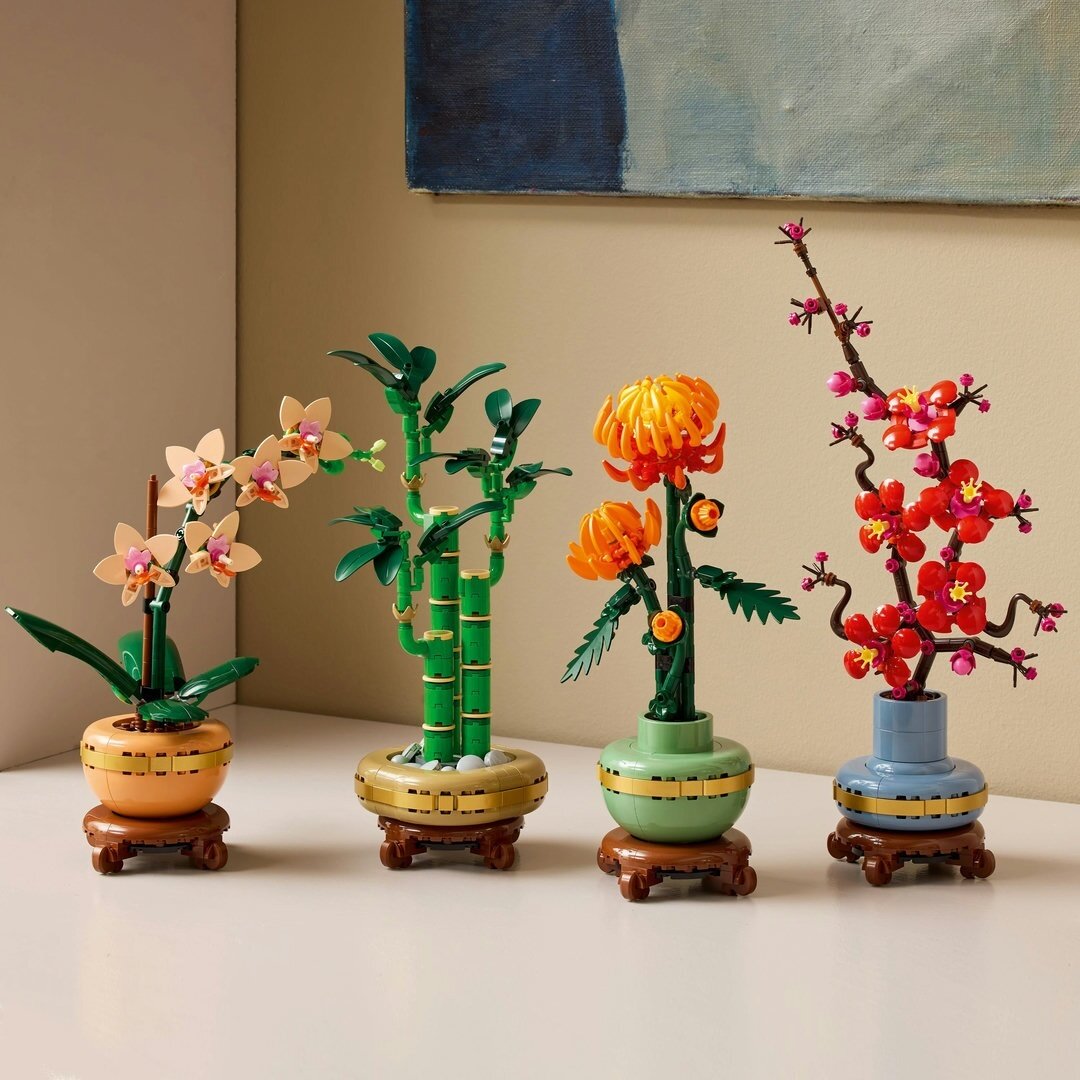 LEGO® Botanicals 10343 Mini-Orchidee Blume, Blumen-Arrangement, Pflanze, Ikebana