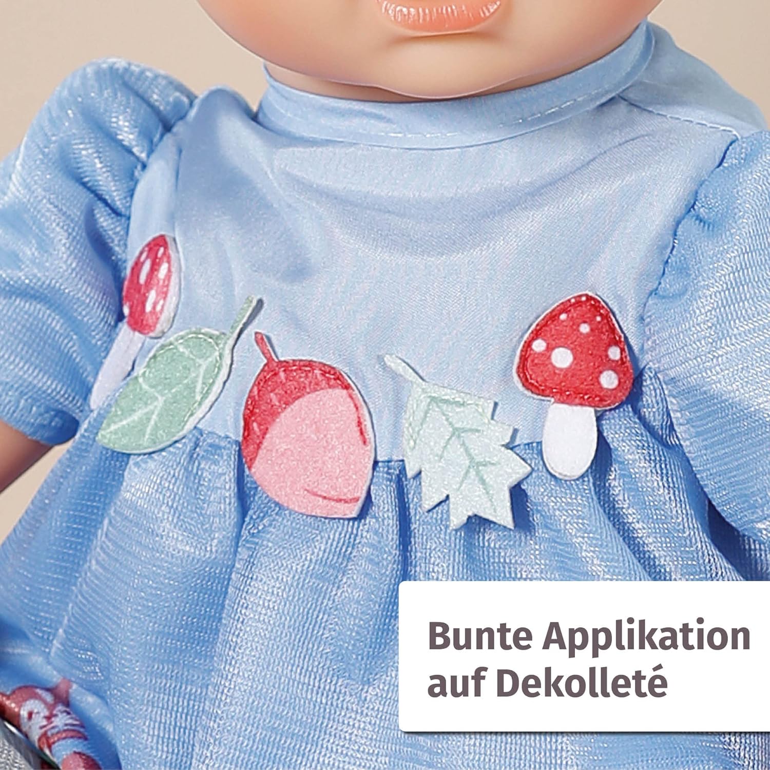 Baby Annabell Kleid Blau – Sommerliches Puppenkleid für 43 cm Puppen