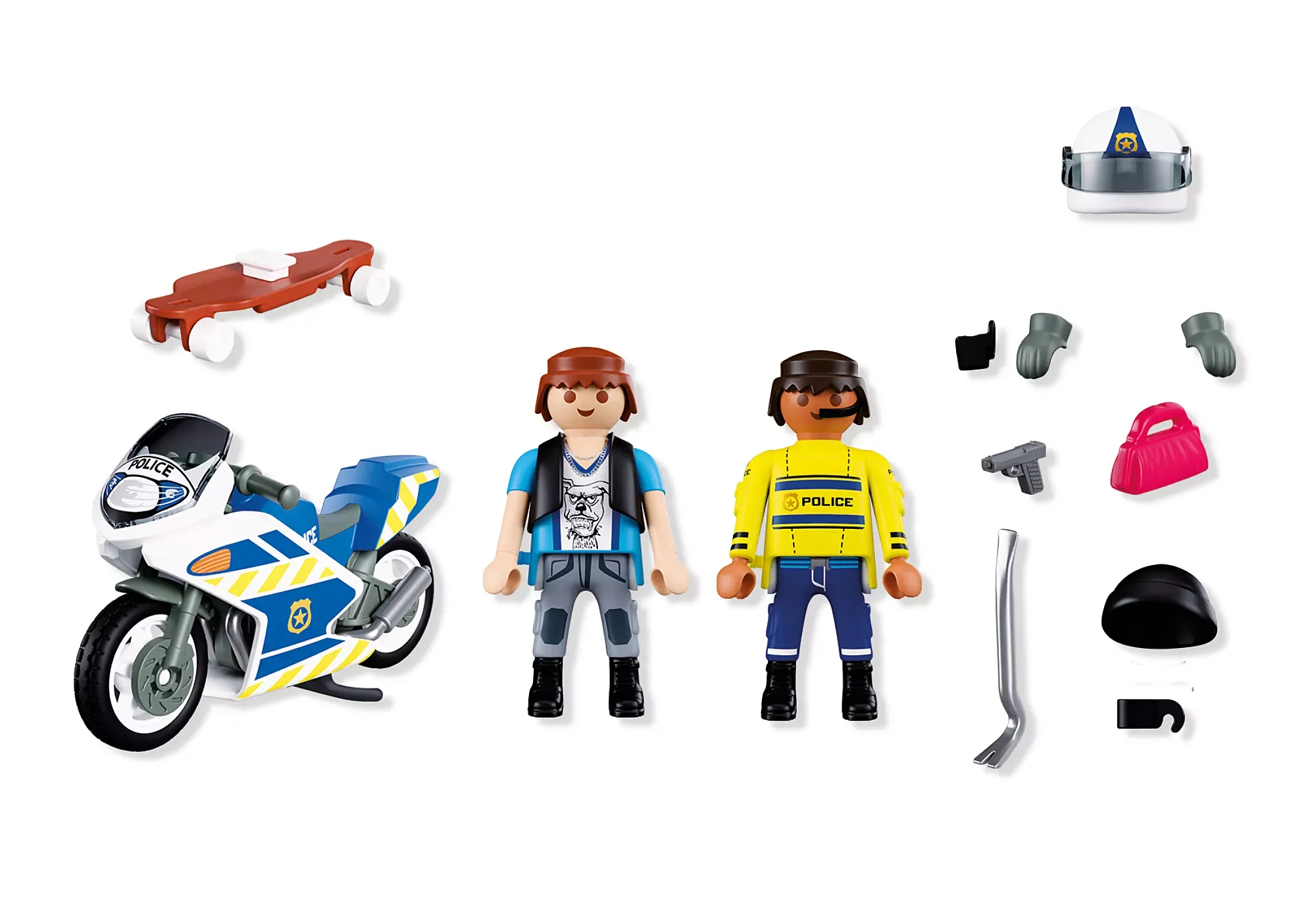 PLAYMOBIL® 72079 Verfolgungsjagd mit Motorrad PLAYMOBIL® 72079 Verfolgungsjagd mit Motorrad