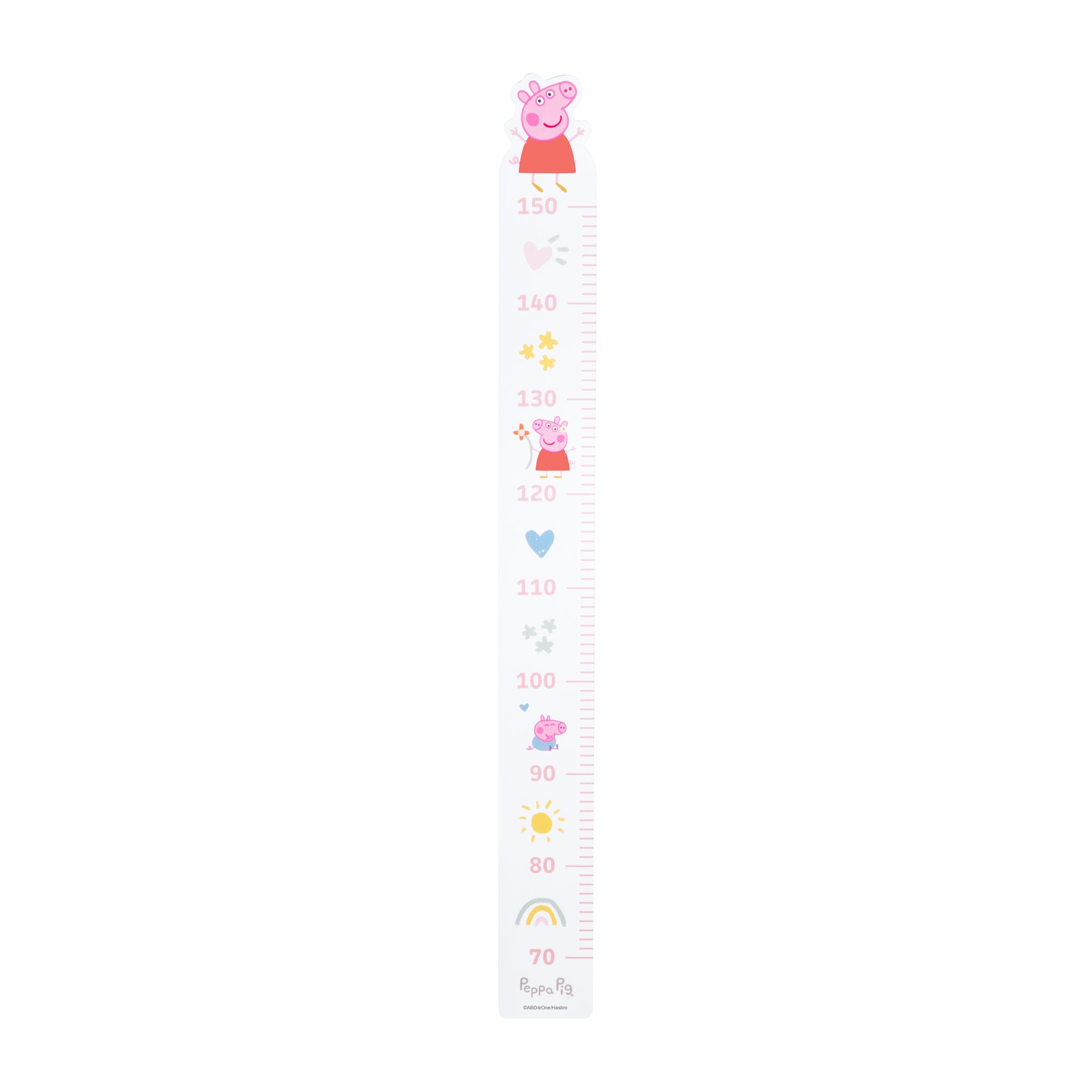 Roba 450100PP1 Messlatte Peppa Pig weiß – Spielmöbel - Bild 1 Roba 450100PP1 Messlatte Peppa Pig weiß – Spielmöbel - weiß - Spielmöbel - Produktbild 1