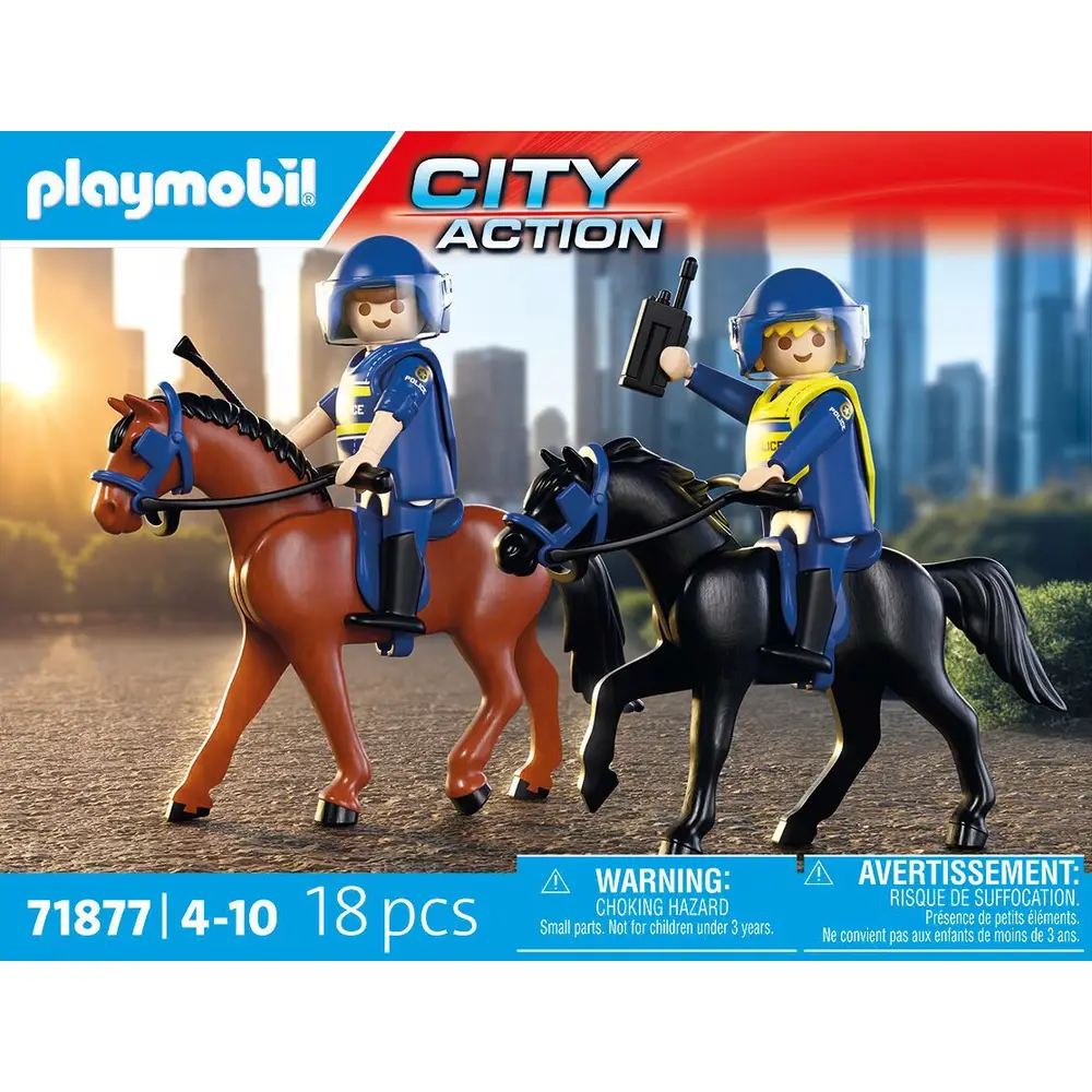 PLAYMOBIL 71877 Polizeireiterstaffel