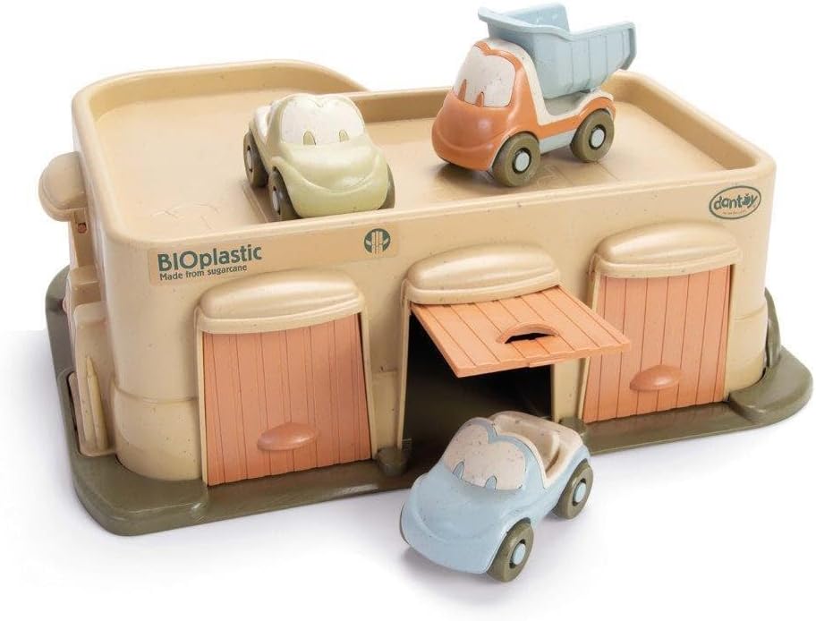 Dantoy 5651 BIO Garage - Spielset mit 3 Autos aus Biokunststoff Dantoy 5651 BIO Garage - Spielset mit 3 Autos aus Biokunststoff