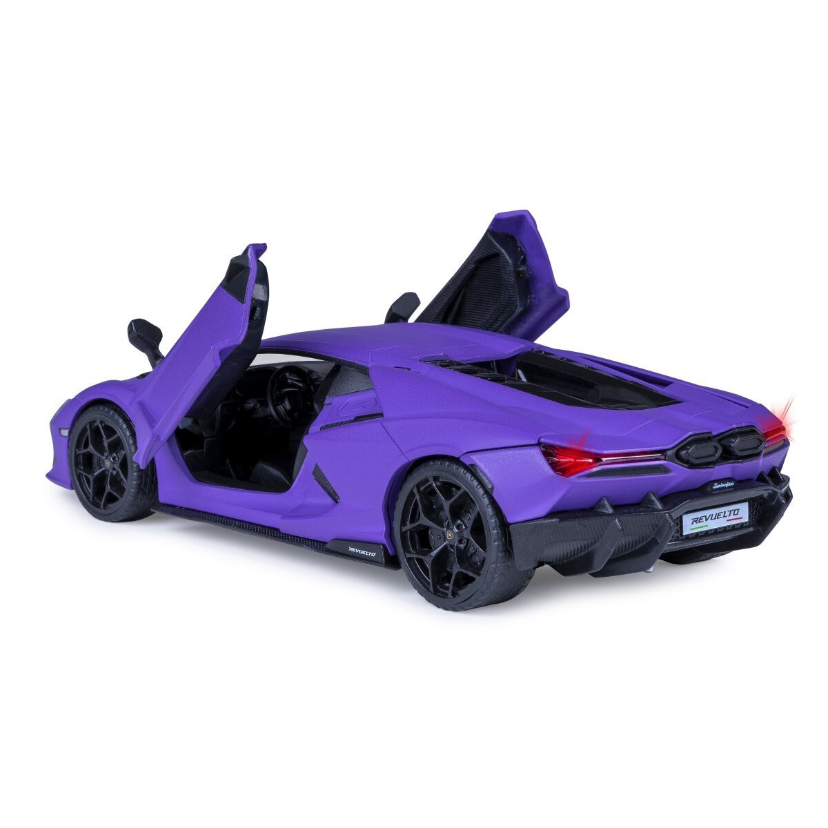 JAMARA Lamborghini Revuelto Diecast 1:32 lila inkl. Knopfzellen ab 3 Jahren