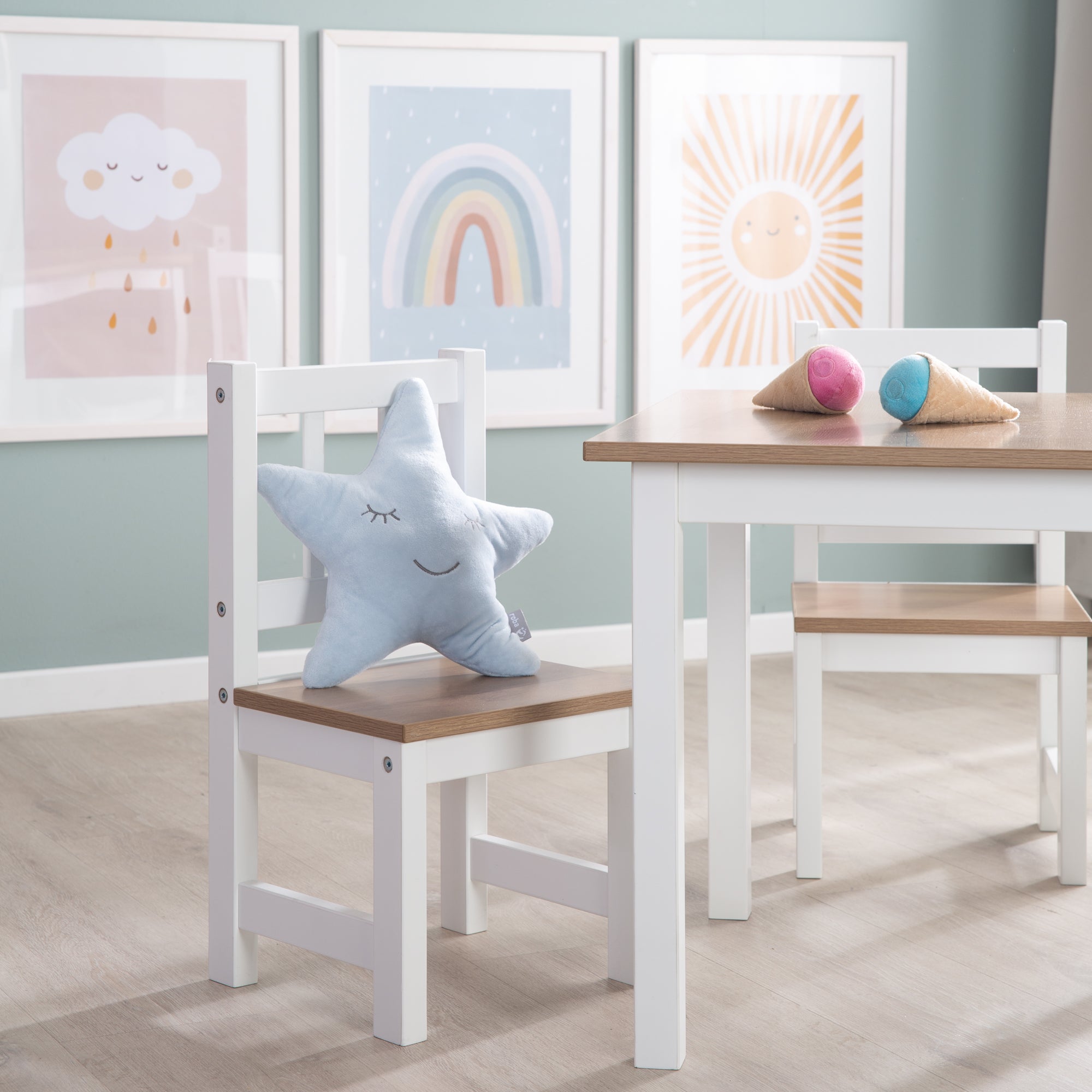 Roba 450040HWE Kindersitzgruppe weiß – Spielmöbel - Bild 10 Roba 450040HWE Kindersitzgruppe weiß – Spielmöbel - Produktbild 10