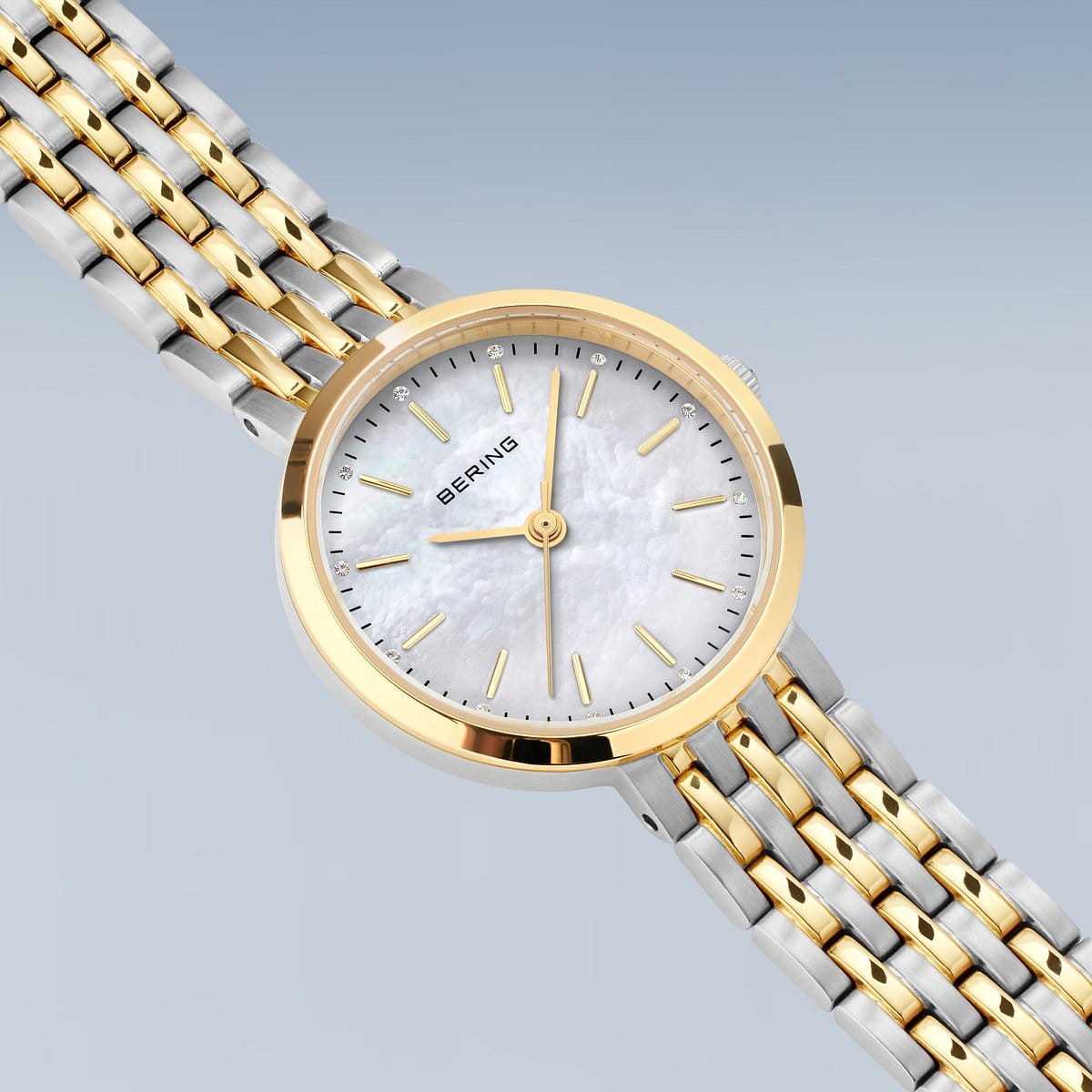 Bering 19126-710 Damenuhr, Edelstahl, Gold