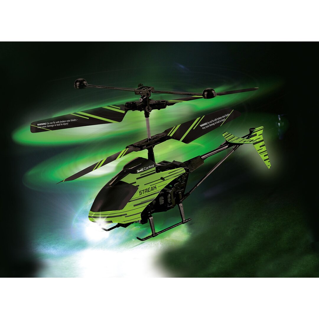 Revell 23829 RC Helikopter "Streak" Glow in the dark Revell Control Ferngesteuerter Hubschrauber Flugzeug, Hubschrauber, Transport, Fahrzeug
