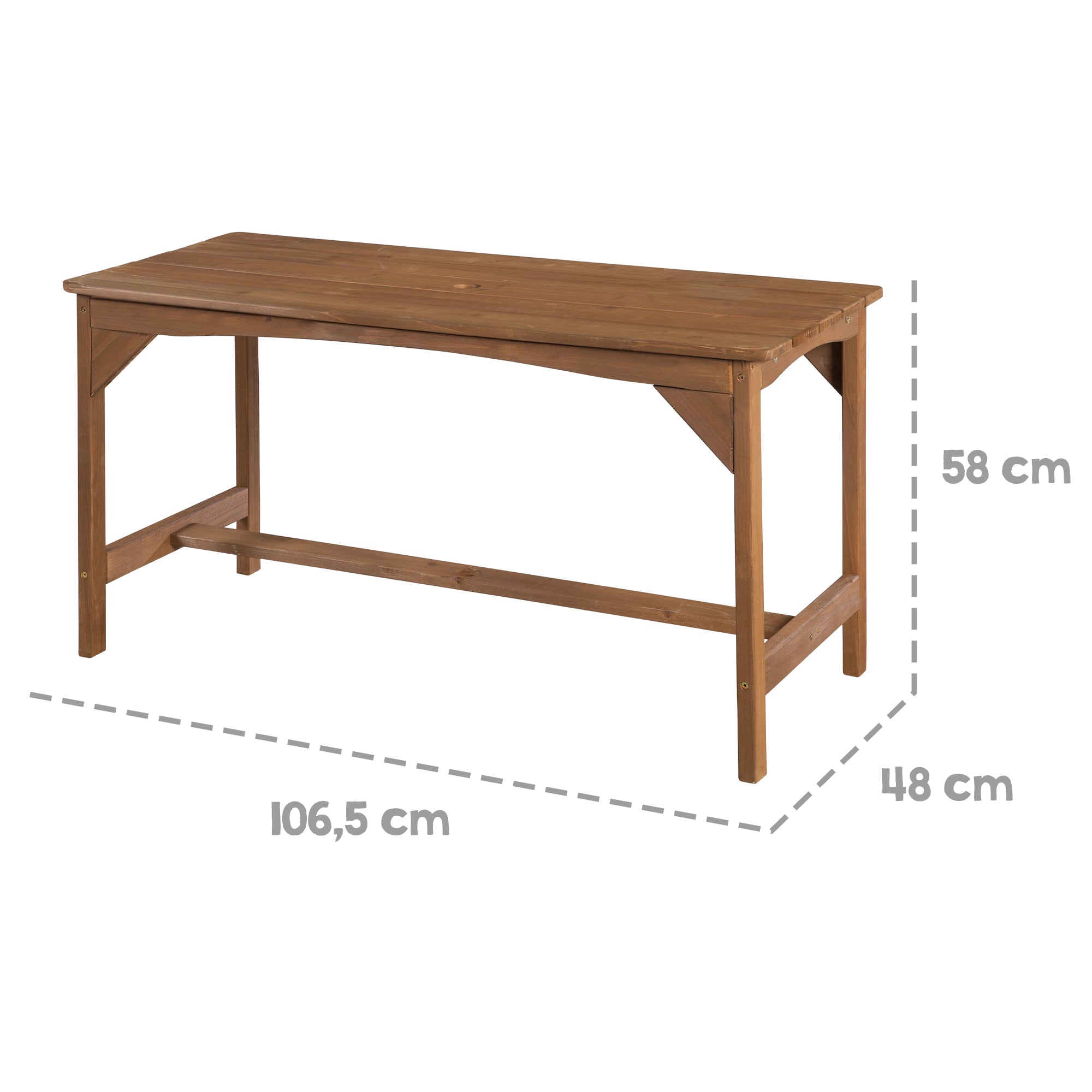 Roba 456030TEV190 Kindersitzgruppe mit auflage, Schirm teakholz farben – Outdoor + - Produktbild 8