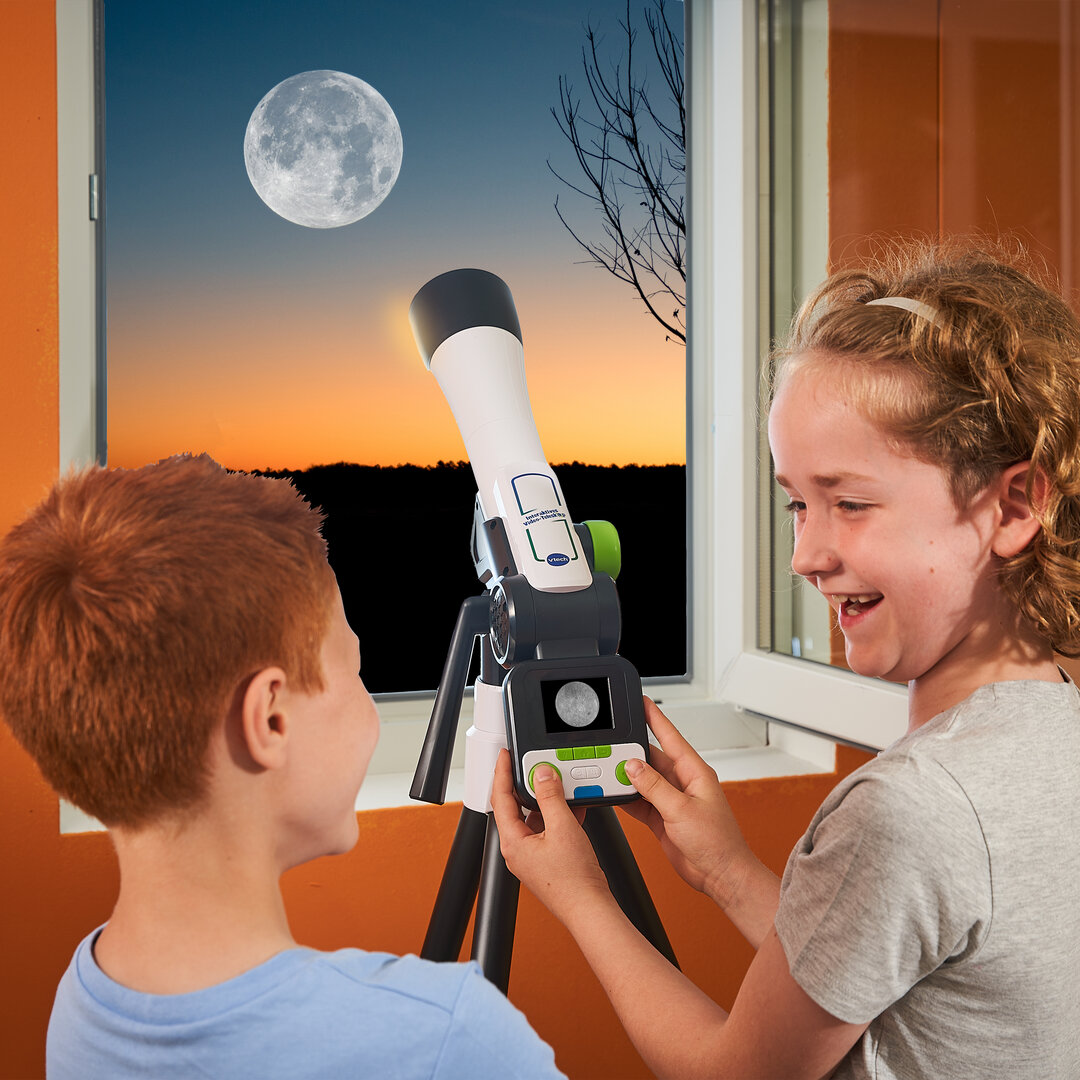 VTech Interaktives Video-Teleskop (80-614504) Photographie, Person, Gesicht, Kopf