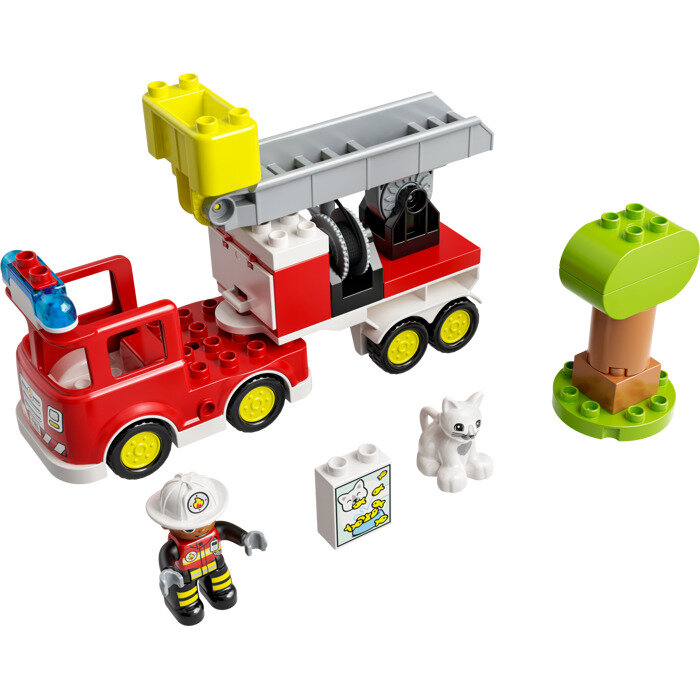 LEGO®, 10969, Duplo, Feuerwehrauto, Spielzeug, Maschine, Rad