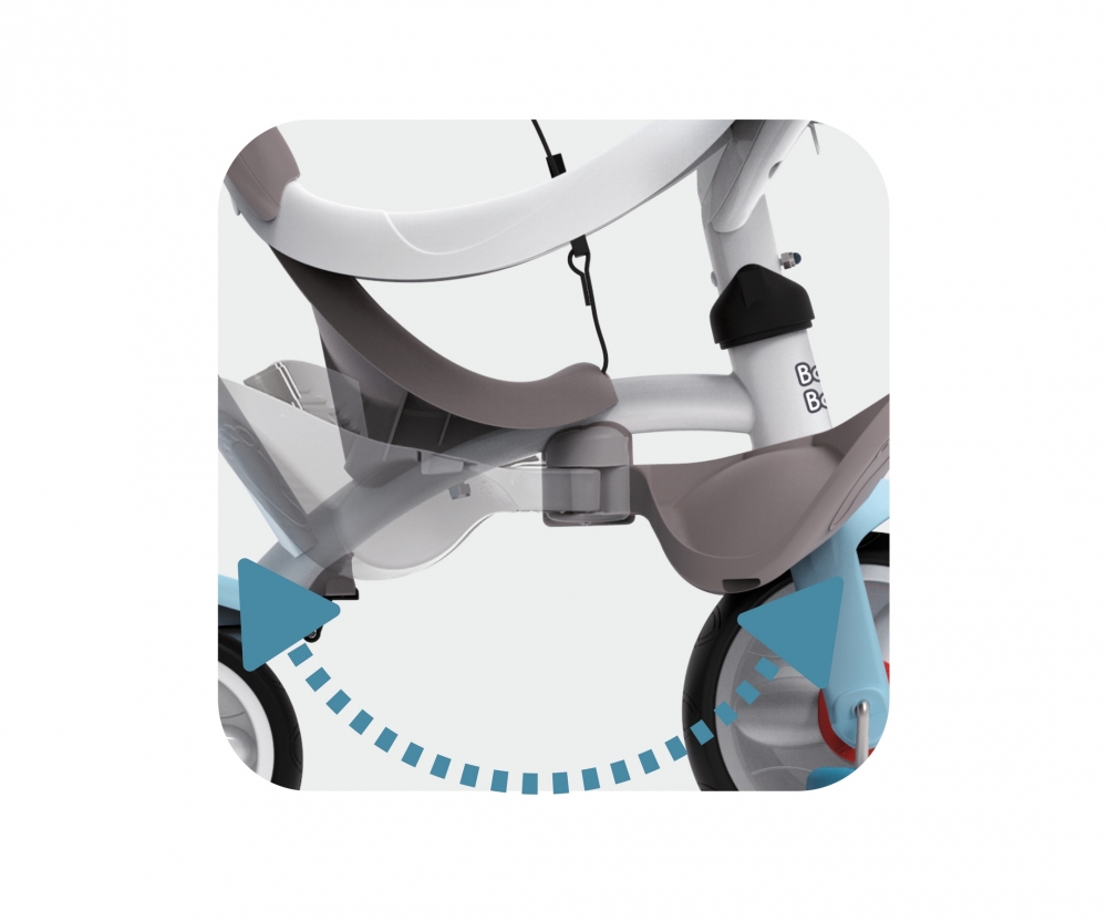 Smoby Smoby Dreirad Baby Balade Plus Blau Smoby Smoby Dreirad Baby Balade Plus Blau