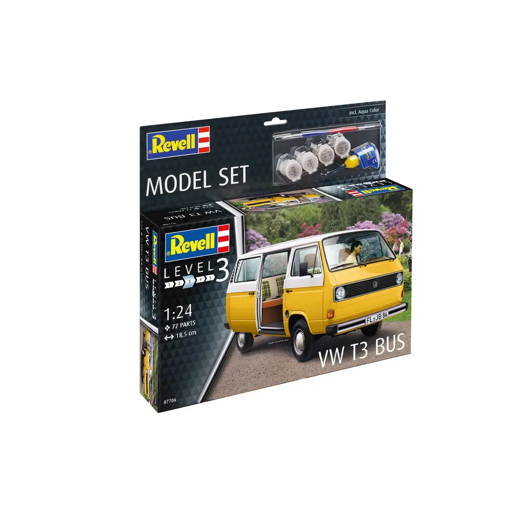 Revell 67706 VW T3 Bus - Modellbausatz 1:25 Revell 67706 VW T3 Bus - Modellbausatz 1:25