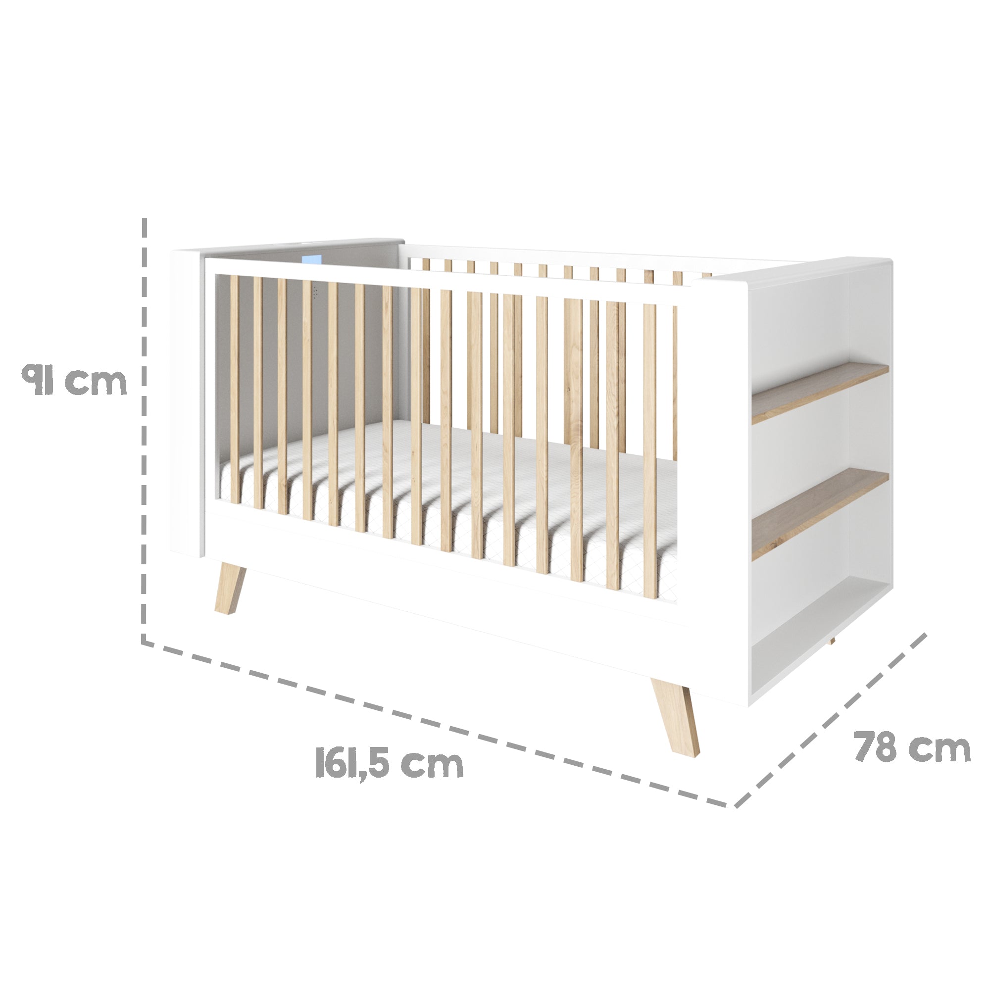 Roba 1913000 Smartbett, 70x140 cm Universal weiß – Kombi-Kinderbett - Bild 4 Roba 1913000 Smartbett, 70x140 cm Universal weiß – Kombi-Kinderbett - Produktbild 4