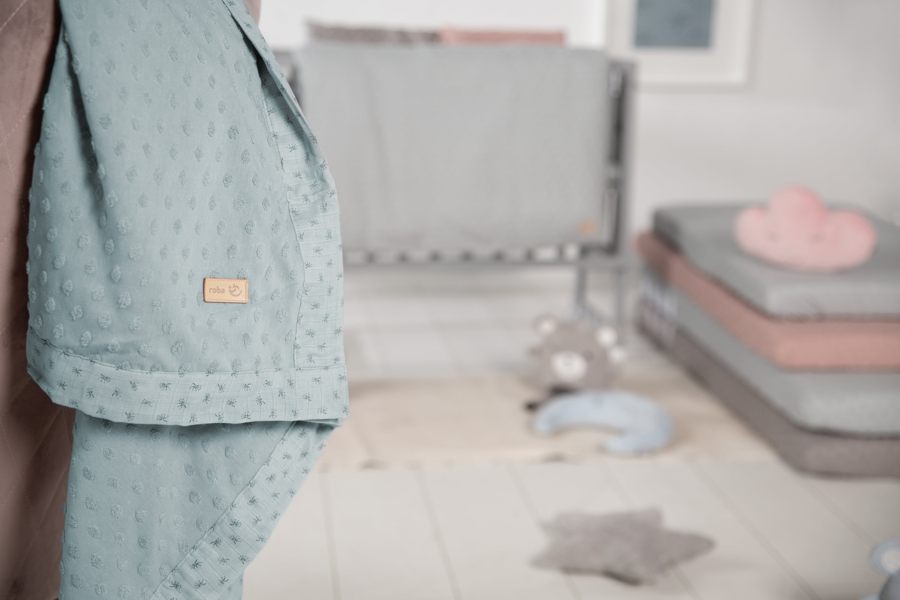 Roba 306111G228 Babydecke Lil Planet türkis hell blau – Heim Textilien - Produktbild 10