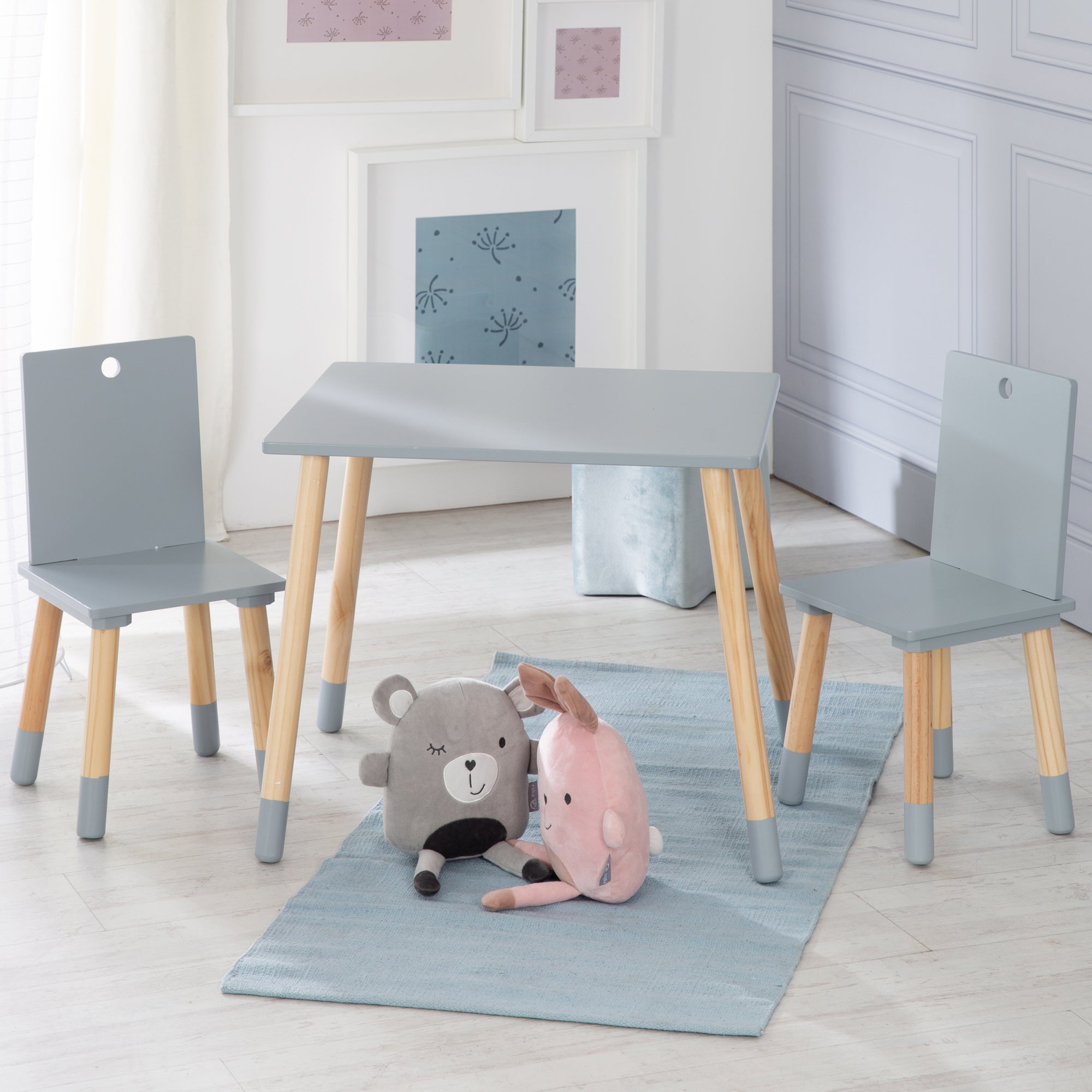 Roba 450019GA Kindersitzgruppe grau – Spielmöbel - Bild 2 Roba 450019GA Kindersitzgruppe grau – Spielmöbel - Produktbild 2