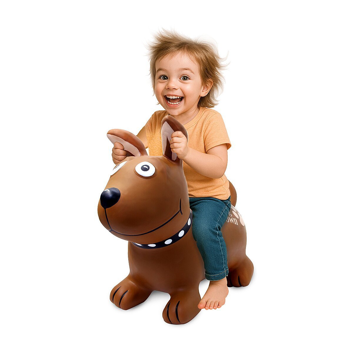 JAMARA Hüpftier Dog Brown HoppyDoo mit Pumpe ab 12 Monaten JAMARA Hüpftier Dog Brown HoppyDoo mit Pumpe ab 12 Monaten
