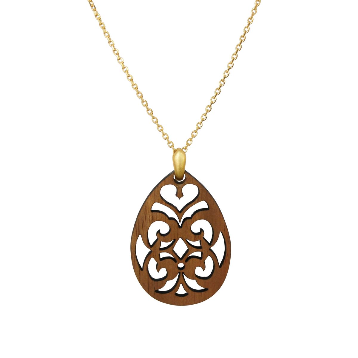 WAIDZEIT K06W Damenkette Bohème Gold Walnuss WAIDZEIT K06W Damenkette Bohème Gold Walnuss