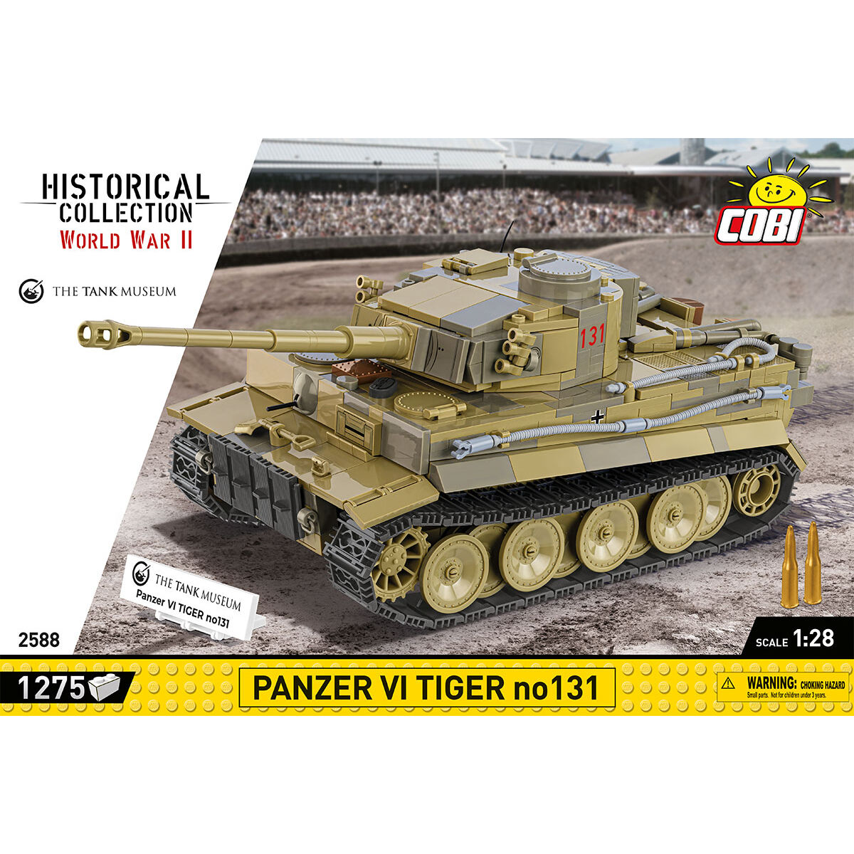 COBI 2588 - PANZER VI TIGER NO 131 SCALE 1:28 - Bild 3