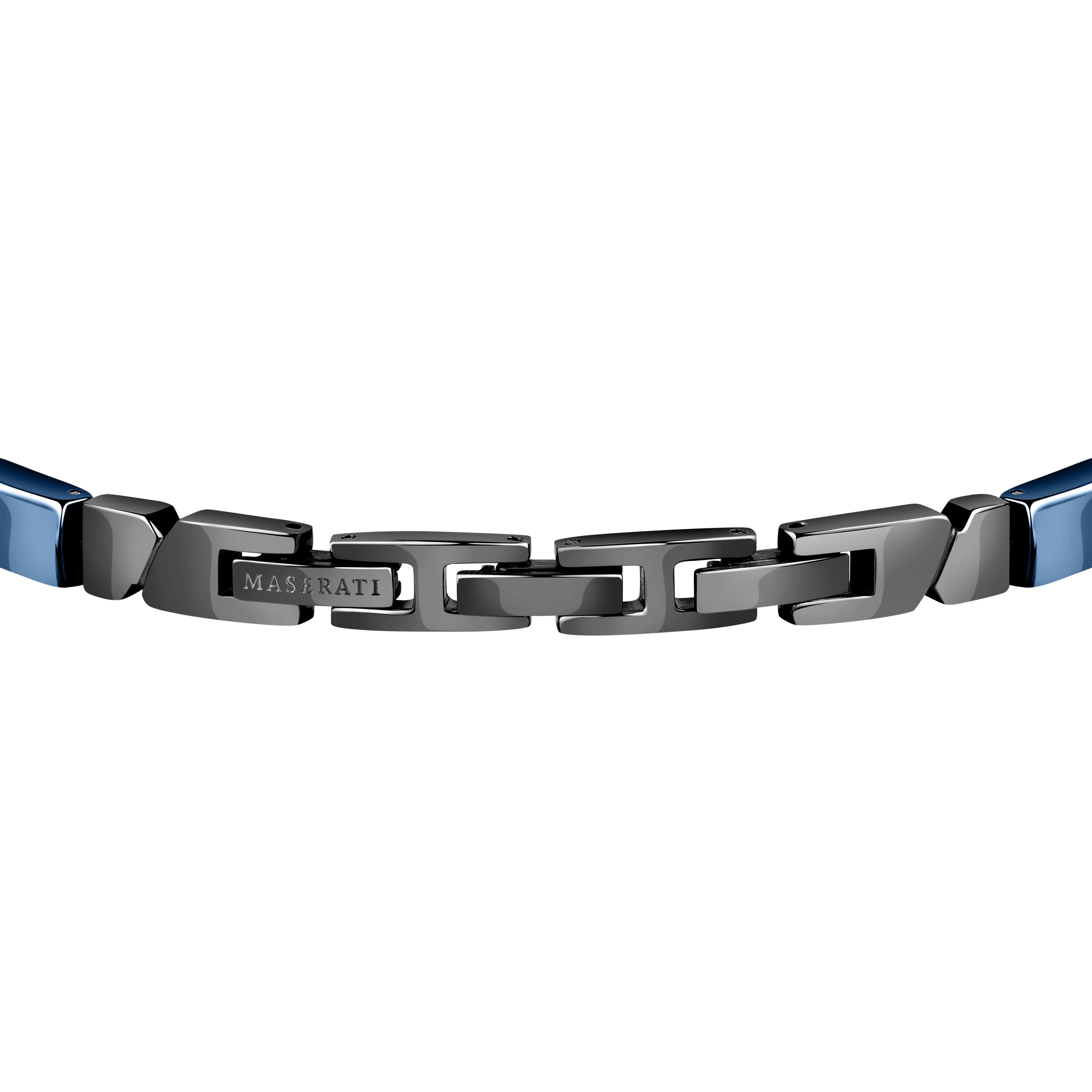 Maserati Armband Herren Schwarz/blau 22cm