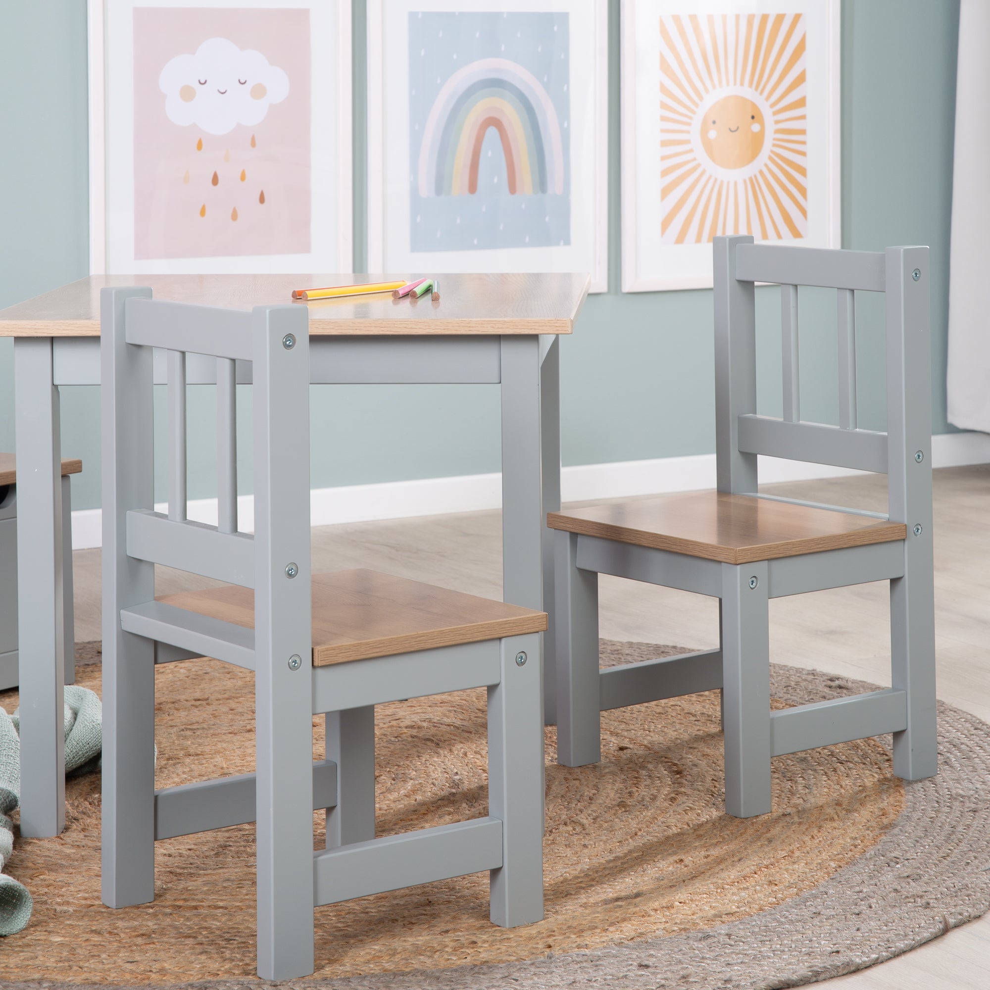 Roba 450040HTP Kindersitzgruppe holz taupe – Spielmöbel - Bild 8 Roba 450040HTP Kindersitzgruppe holz taupe – Spielmöbel - Produktbild 8