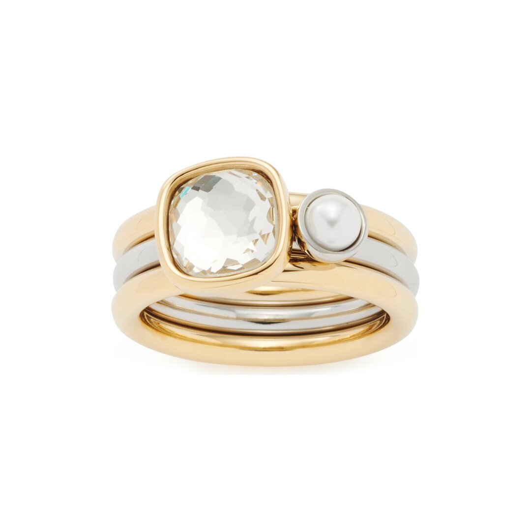 LeonardoSet Ring 18 Bicolor Cuscino