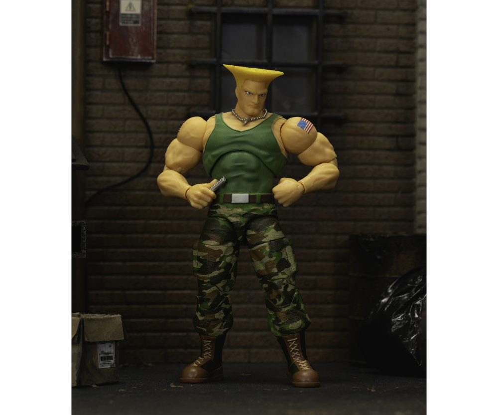 Jada Street Fighter II Guile 6" Figure Jada Street Fighter II Guile 6" Figure