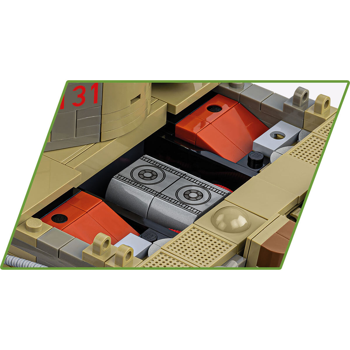 COBI 2588 - PANZER VI TIGER NO 131 SCALE 1:28 - Bild 10 COBI 2588 - PANZER VI TIGER NO 131 SCALE 1:28 - Bild 10