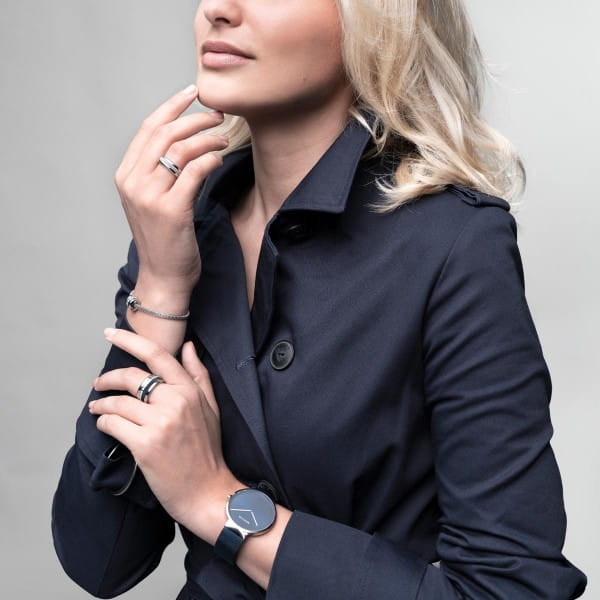 Bering 14539-307 Unisex Uhr, Milanaise, Blau/Silber