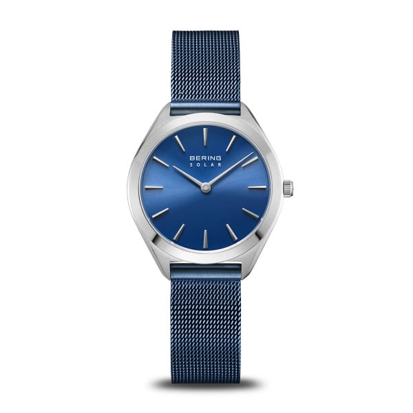 Bering 17331-307 Damenuhr, Milanaise/Solar, Blau Bering 17331-307 Damenuhr, Milanaise/Solar, Blau