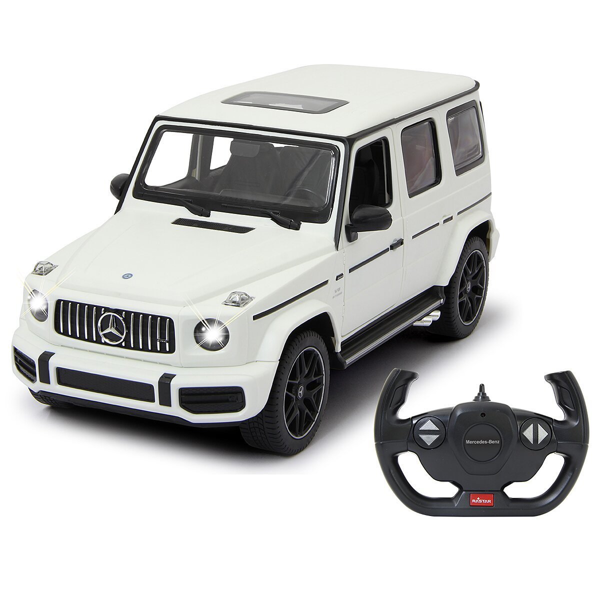 JAMARA Mercedes-AMG G63 1:14 weiß 2,4GHz Tür manuell ab 6 Jahren