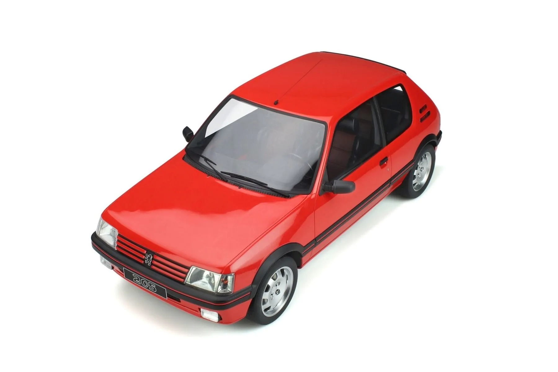 IXO 520010121 Peugeot 205 GTi - Modellbausatz 1:8 mit Metallkarosserie Auto, Limousine, Rad, Leichtmetallrad, Windschutzscheibe