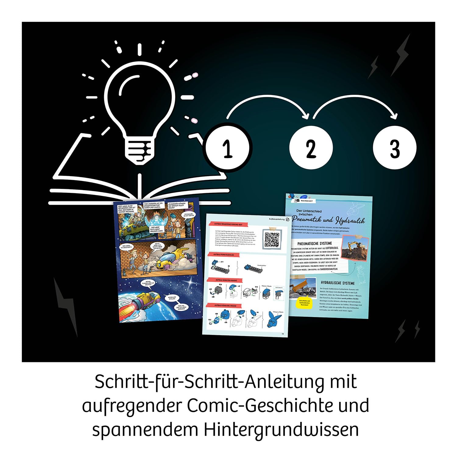 Kosmos Boxing Bots - Hydraulik-Boxer Als Experimentierset Für Kinder Ab 10 Jahren 621162 Werbung, Plakat, Licht