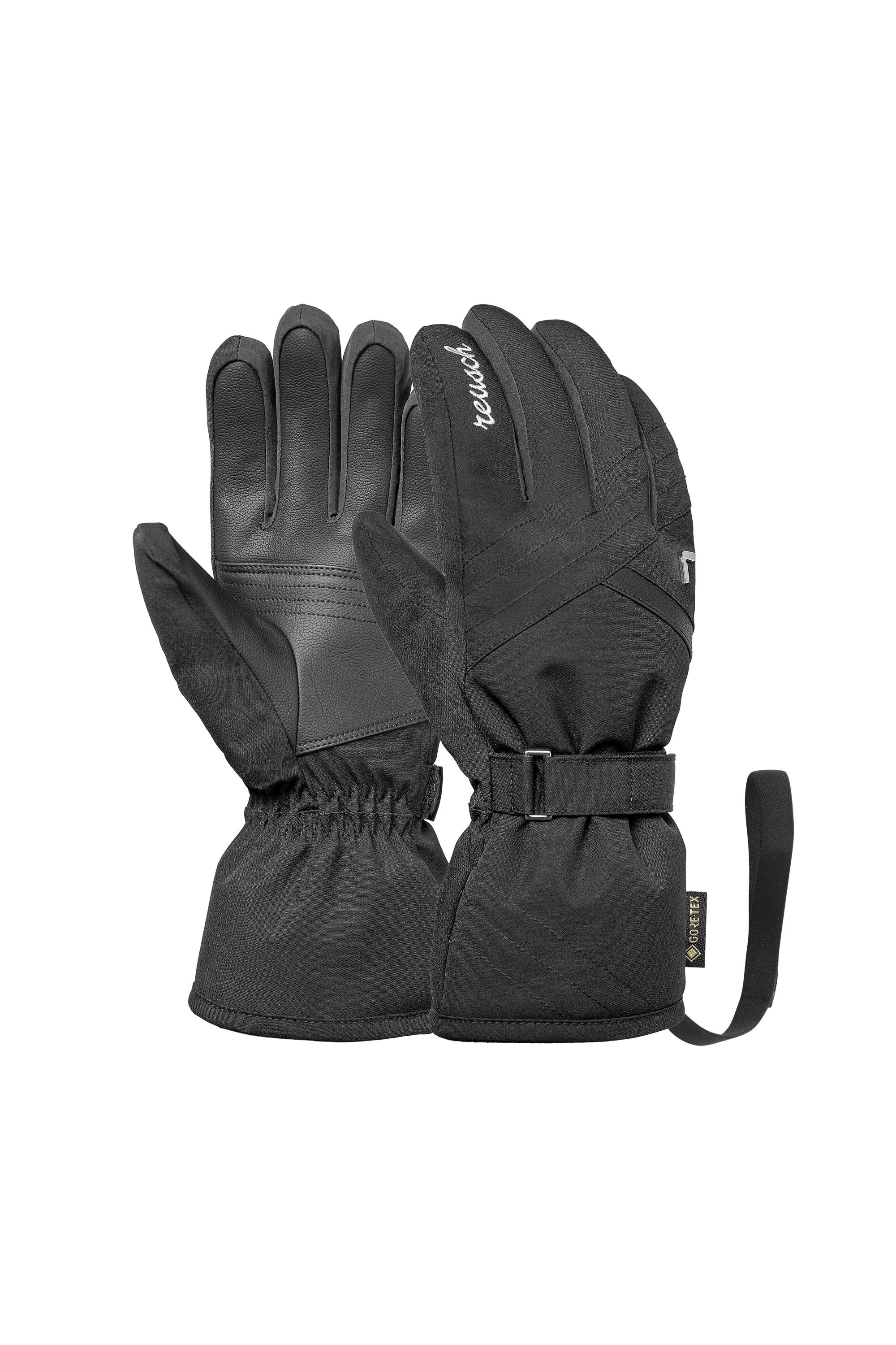 Reusch Alba GORE-TEX® Damen Skihandschuh Schwarz/Silber