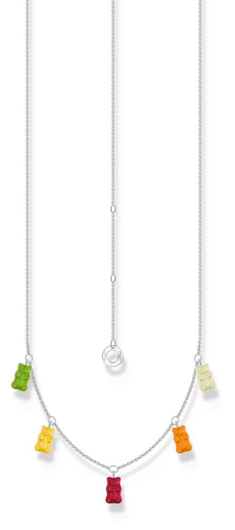 Thomas Sabo Kette Haribo Mit Goldbär Bunt Länge 45 Cm Silber KE2205-017-7-L45V Thomas, Sabo, Kette, Haribo, Mit, Goldbär, Bunt, Länge, 45, Cm, Silber, KE2205-017-7-L45V, Zubehor, Schmuck, Halskette