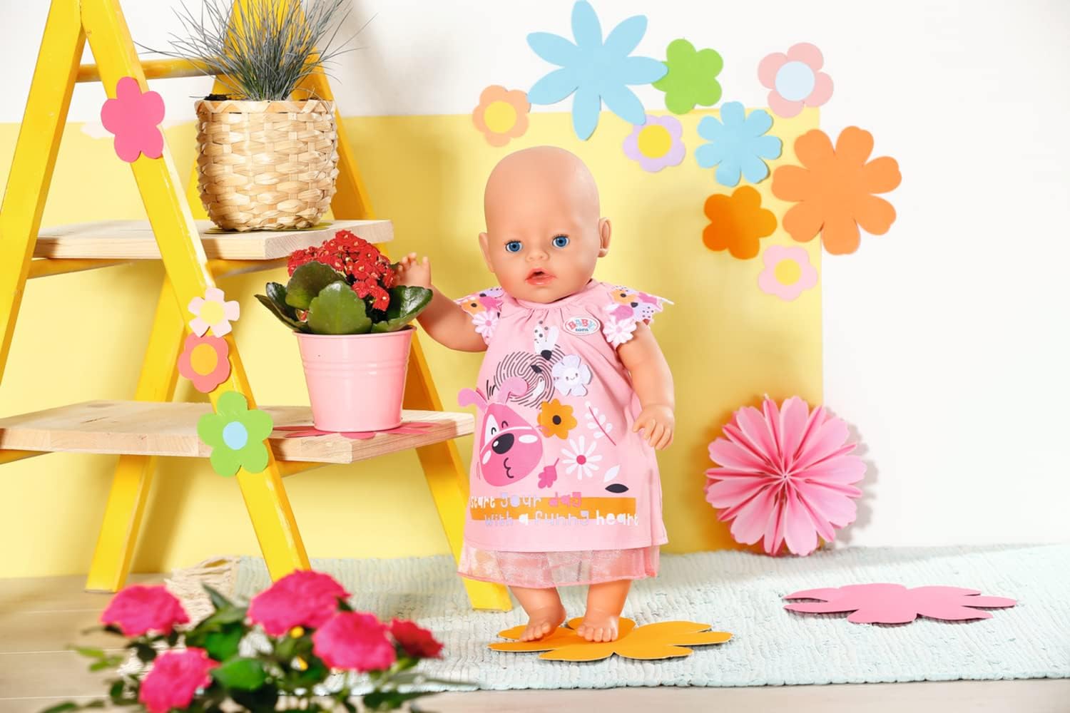 Baby, Person, Pflanze, Pflanze im Topf, Blume