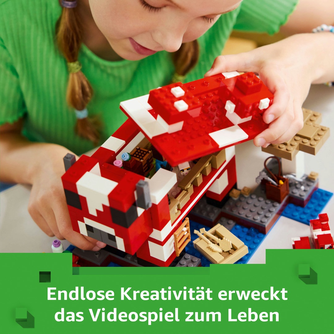 LEGO® Minecraft™ 21270 Das Pilzkuh-Haus Spielzeug, Person
