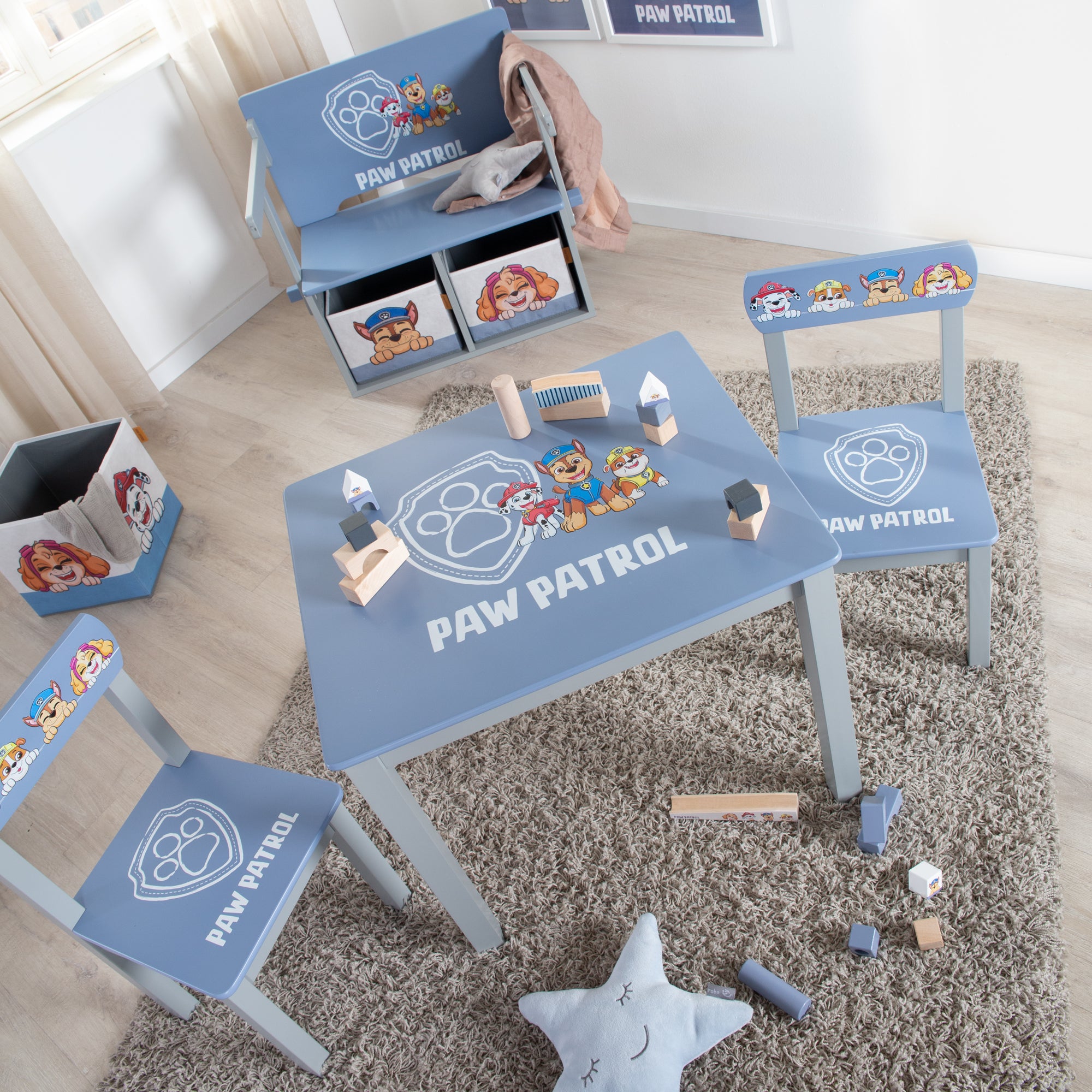 Roba 50713PW3 Kindersitzgruppe Paw Patrol blau – Spielmöbel - Bild 11 Roba 50713PW3 Kindersitzgruppe Paw Patrol blau – Spielmöbel - Produktbild 11