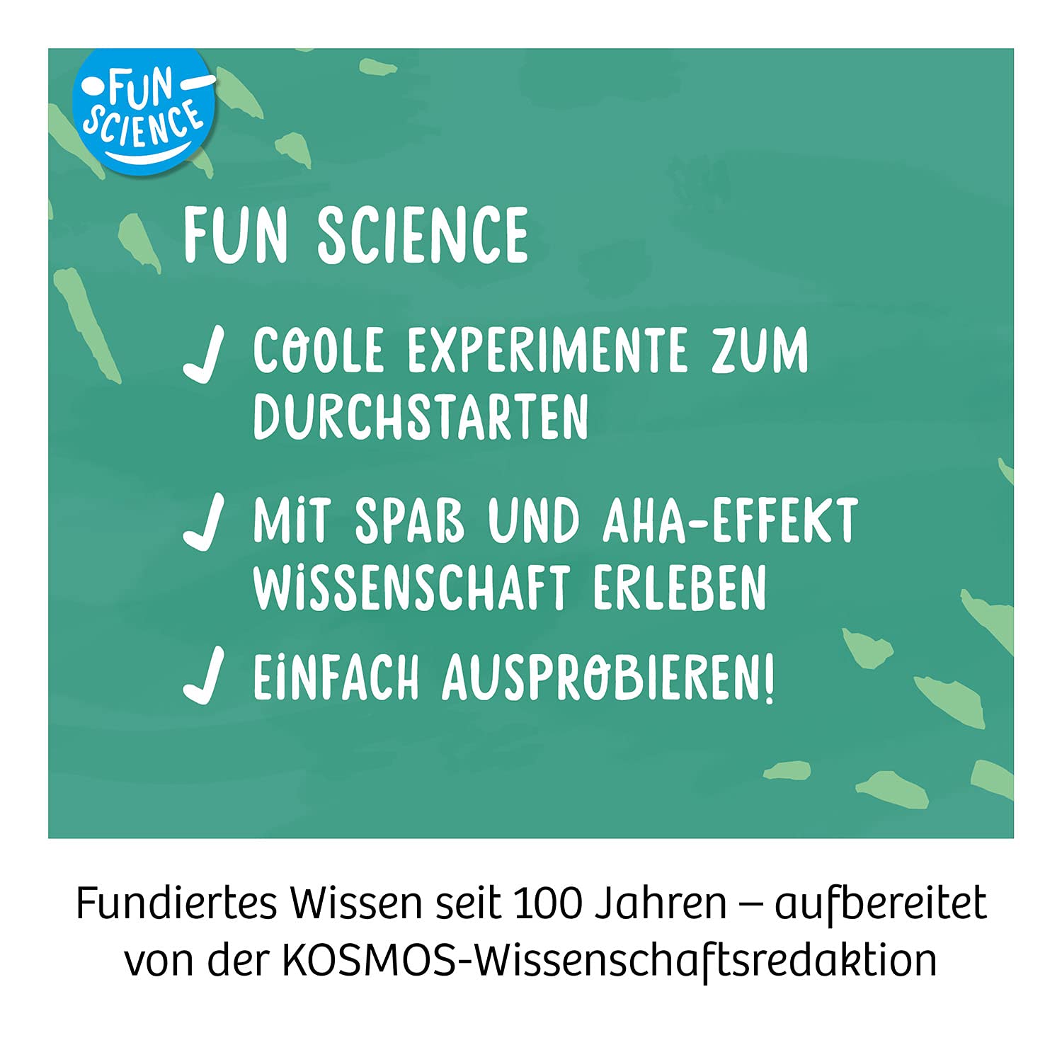 Kosmos Fun Science Fruchtgummi-Labor - Vegane Gummibärchen Selbst Herstellen Und Dabei Chemie Entdecken 658106 Werbung, Plakat
