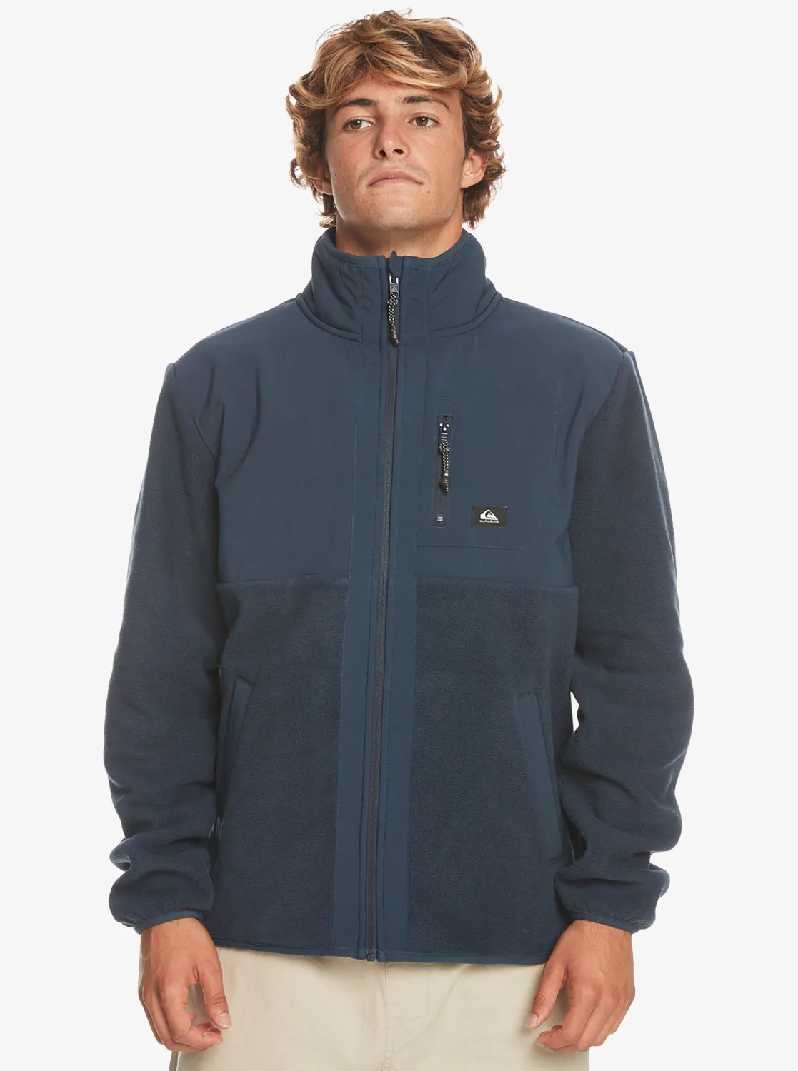 Quiksilver Polar - Fleece mit Reißverschluss für Männer Dunkelblau GR. S