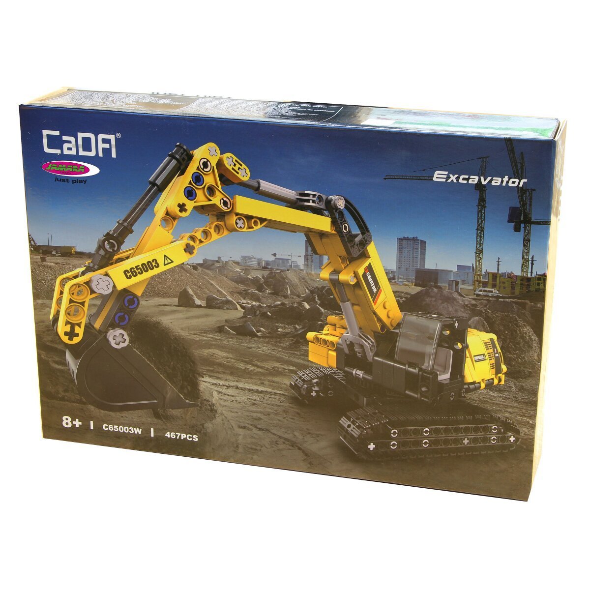 JAMARA CaDA Bagger 1:28 Bricks ab 8 Jahren