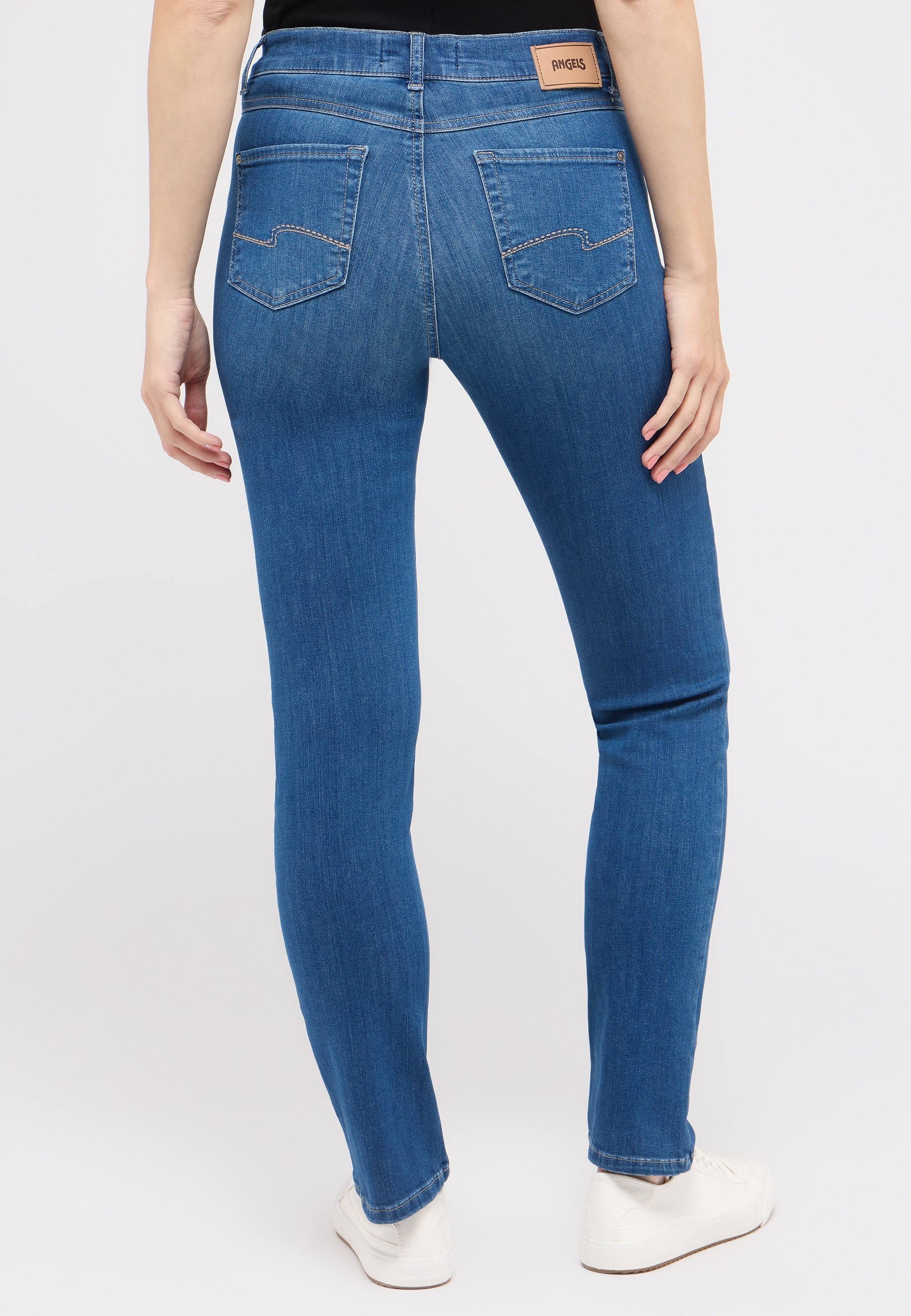 ANGELS 346340030 Damen Jeans Cici Slim Fit - Blau - 5