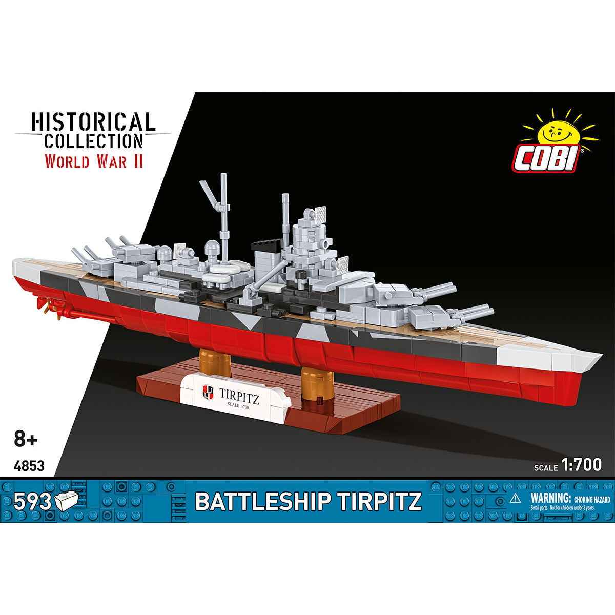 COBI 4853 - WWII - Battleship Tripitz - Maßstab 1:70 - Bild 3