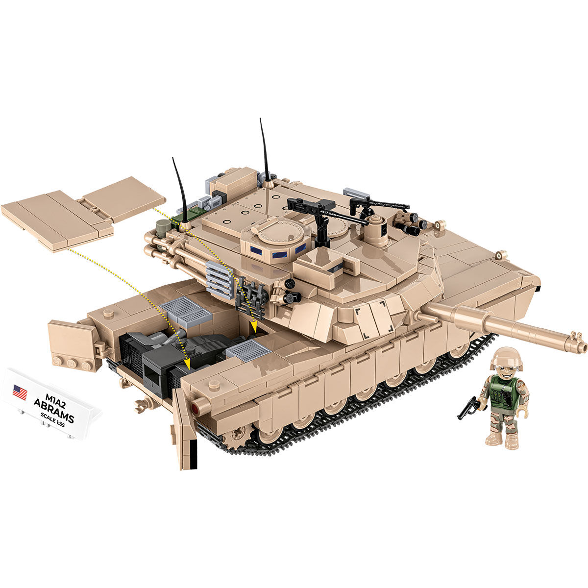 COBI 2632 - M1A2 ABRAMS US - Bild 7 COBI 2632 - M1A2 ABRAMS US - Bild 7