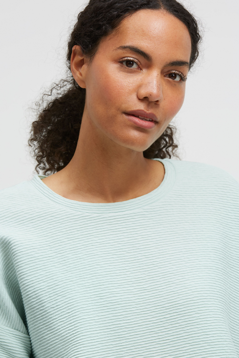 SENSES T-Sweat Damen Pastell-Limette SENSES T-Sweat Damen Pastell-Limette