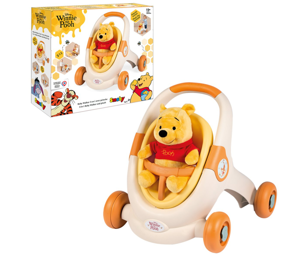 Smoby Smoby Winnie Puuh Lauflernwagen +Plüsch