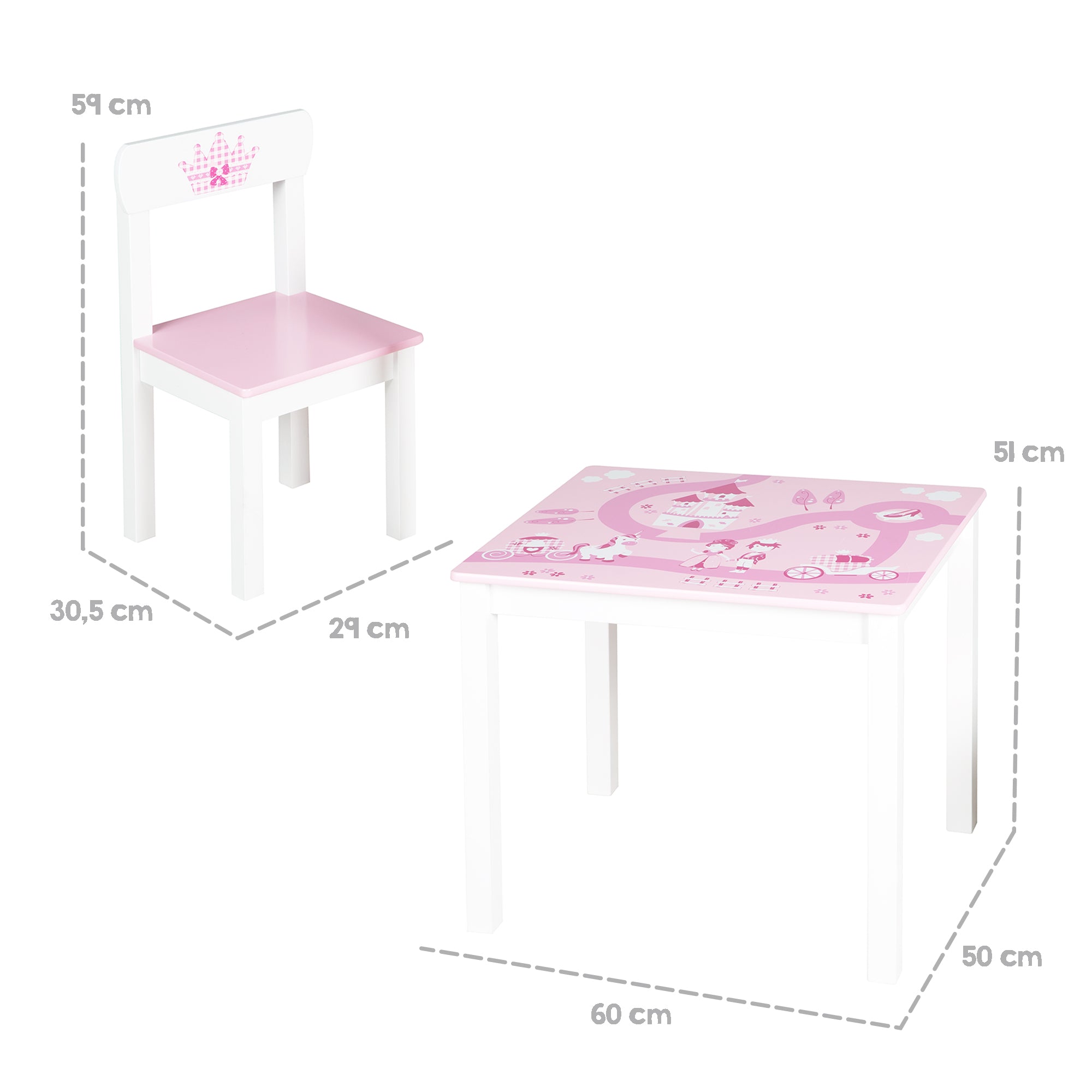 Roba 450018D332 Kindersitzgruppe Krone rosa – Spielmöbel - Bild 3 Roba 450018D332 Kindersitzgruppe Krone rosa – Spielmöbel - Produktbild 3