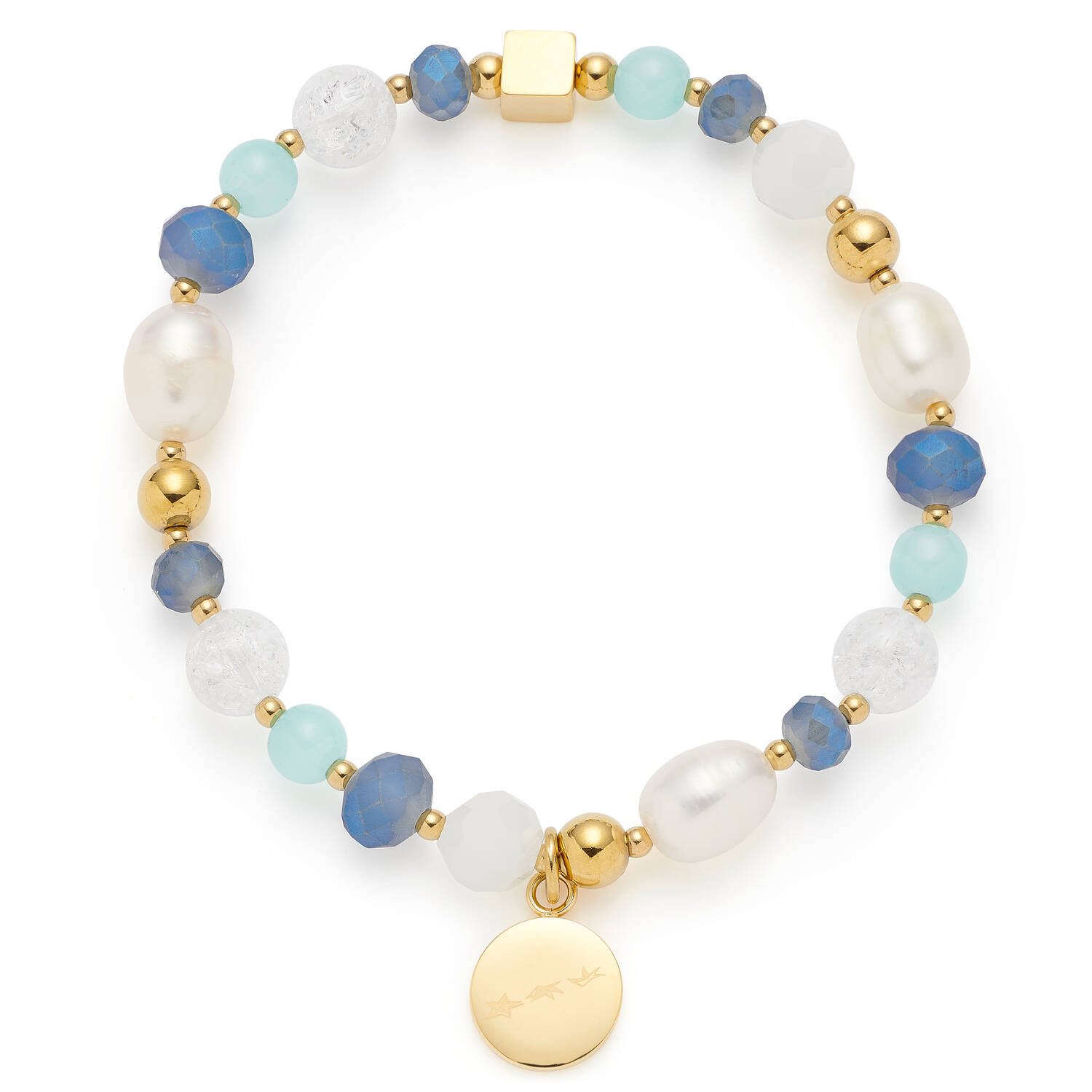 Leonardo 026149 Armband gold/blau Hope